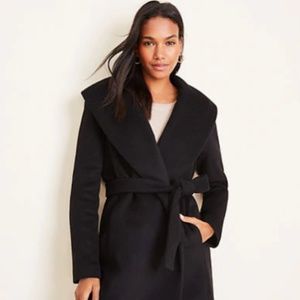 Ann Taylor Shawl Collar Wrap Coat (size small)